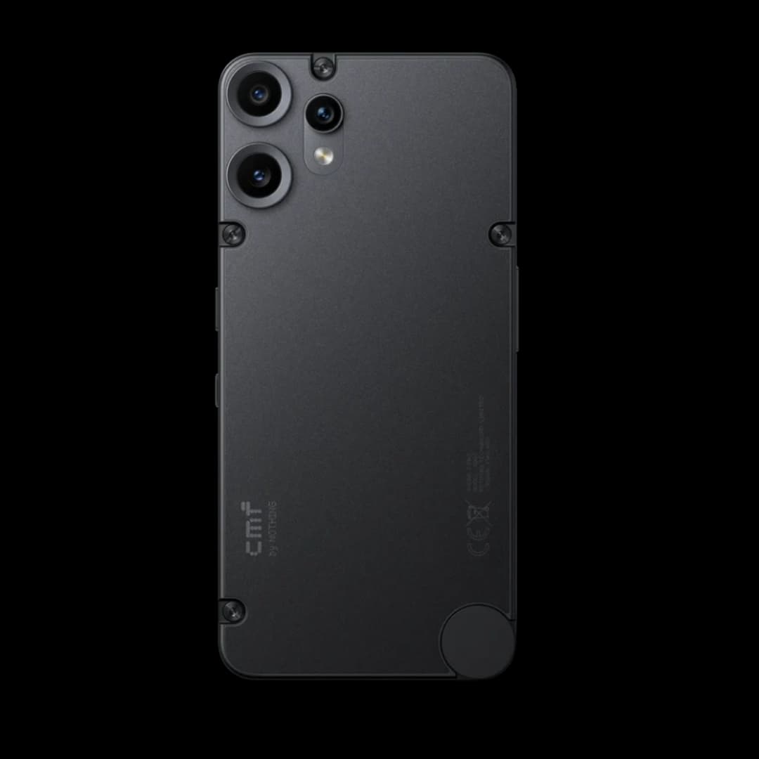 CMF Phone 2 Pro black color smartphone rear design with four camera system